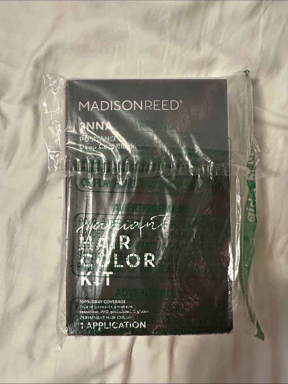 NEW Sealed Madison Radiant Hair Color Kit 3NNA Deep Cool Black